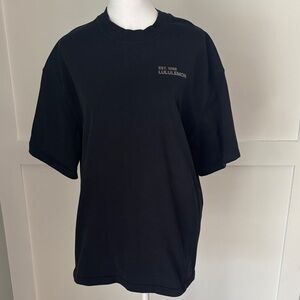 lululemon athletica Women's Black Short Sleeve Tee